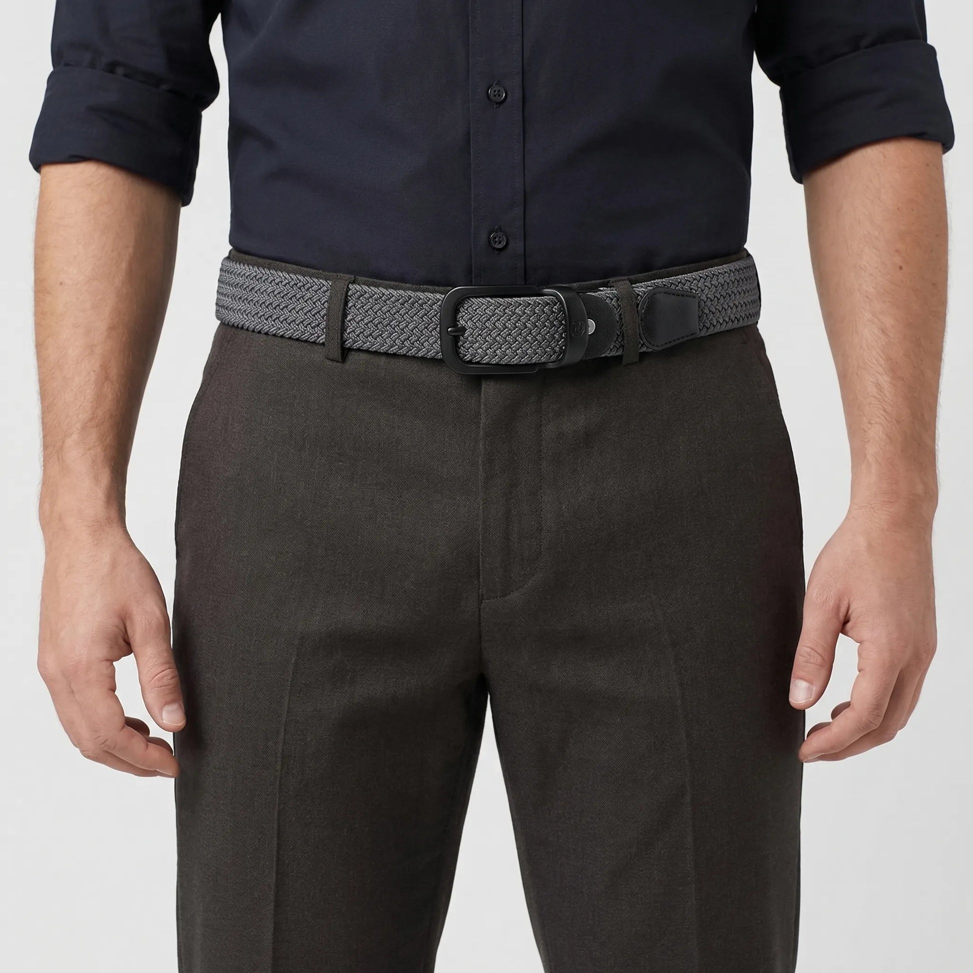 Flexstrap - Woven Elastic Pin-Buckle Belt  Everyday Casual Wear