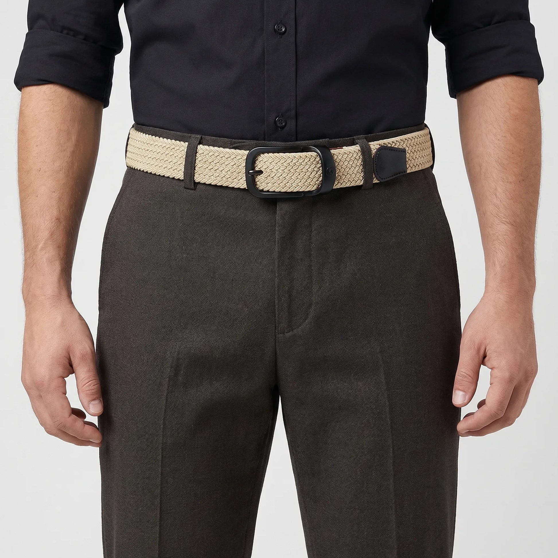 Flexstrap - Woven Elastic Pin-Buckle Belt  Everyday Casual Wear