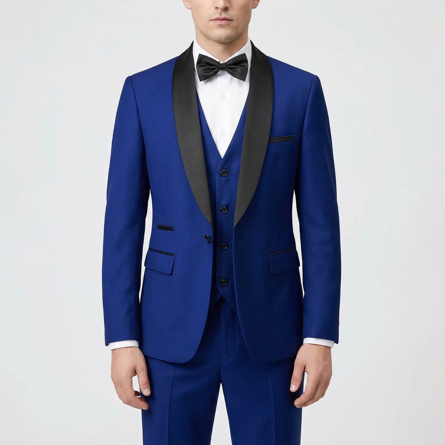 Formalux - Slim Fit Three-Piece Formal Suit  Wedding Day Attire