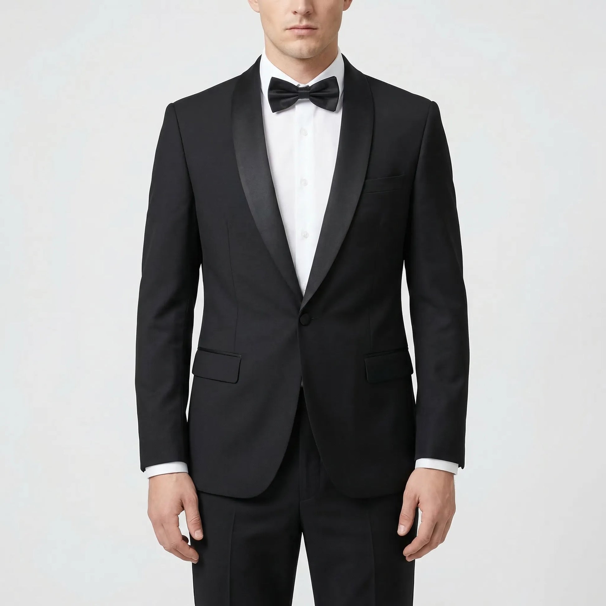 Formalux - Slim Fit Three-Piece Formal Suit  Wedding Day Attire