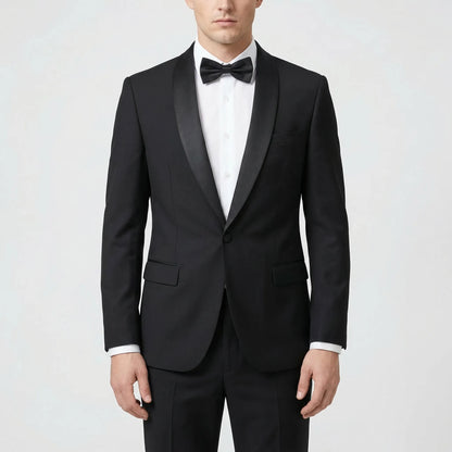 Formalux - Slim Fit Three-Piece Formal Suit  Wedding Day Attire