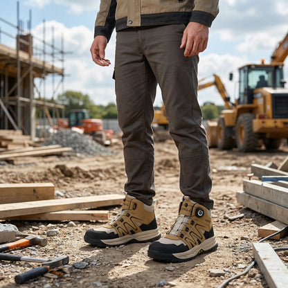 Fortrek - High-Top Reinforced Toe Work Boot  Workplace Foot Protection