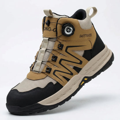 Fortrek - High-Top Reinforced Toe Work Boot  Workplace Foot Protection