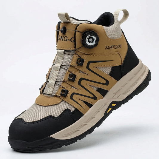 Fortrek - High-Top Reinforced Toe Work Boot  Workplace Foot Protection