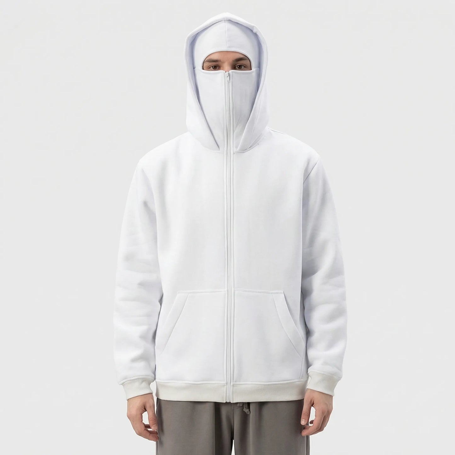 Frostlok - Full-Zip Hoodie With Built-In Face Mask  Cold Weather Protection