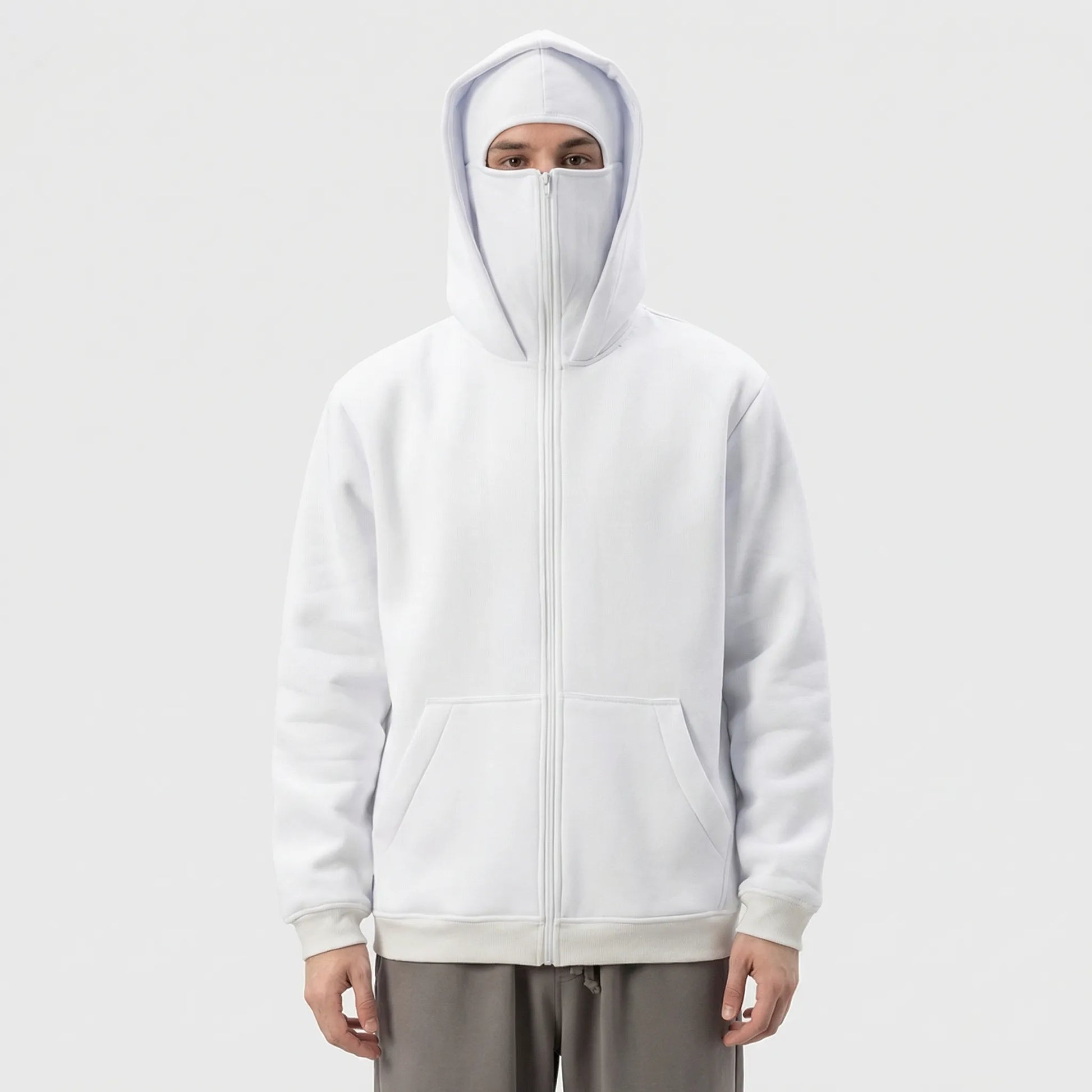 Frostlok - Full-Zip Hoodie With Built-In Face Mask  Cold Weather Protection