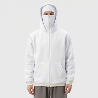 Frostlok - Full-Zip Hoodie With Built-In Face Mask  Cold Weather Protection
