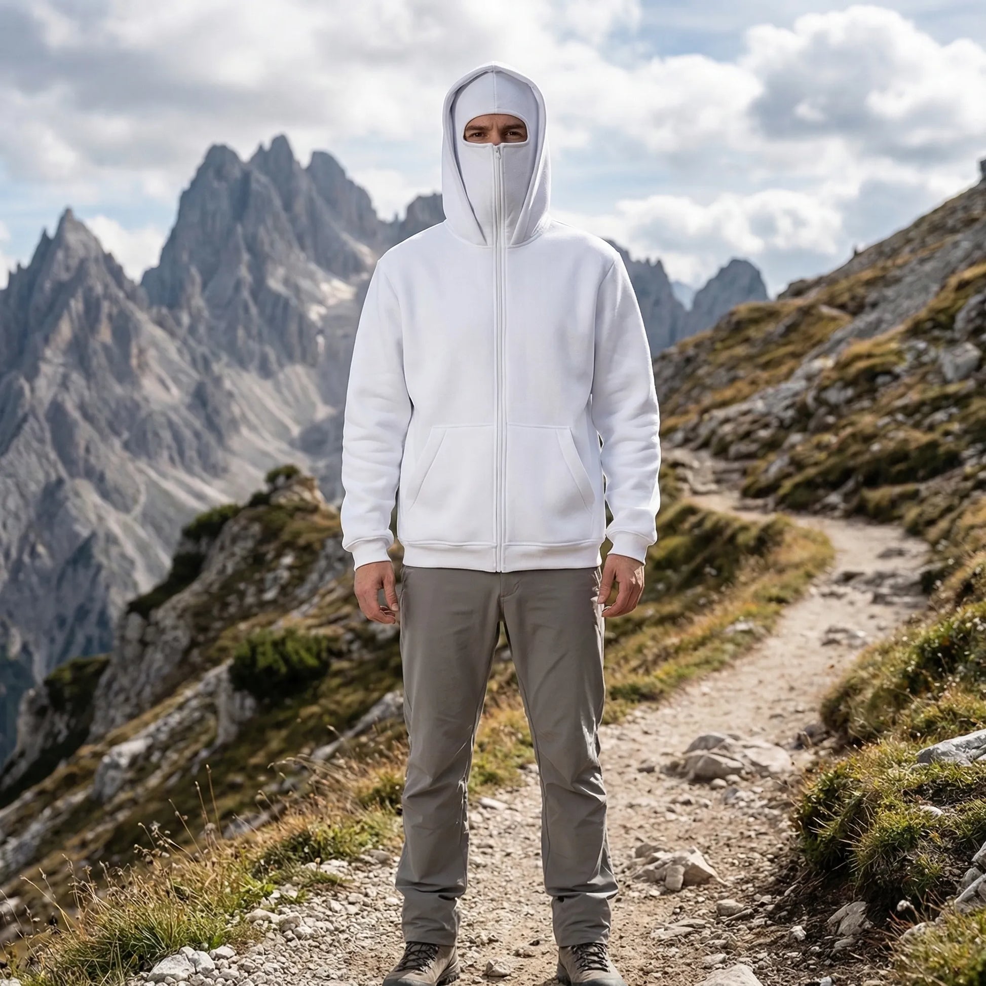 Frostlok - Full-Zip Hoodie With Built-In Face Mask  Cold Weather Protection