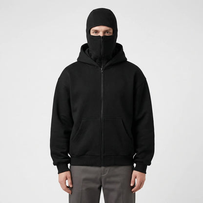 Frostlok - Full-Zip Hoodie With Built-In Face Mask  Cold Weather Protection