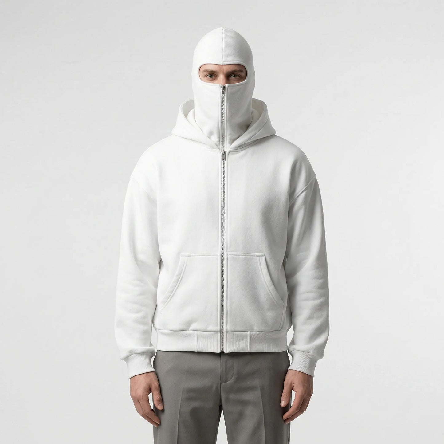 Frostlok - Full-Zip Hoodie With Built-In Face Mask  Cold Weather Protection