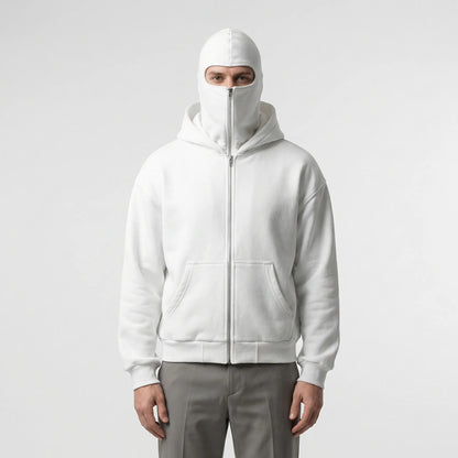 Frostlok - Full-Zip Hoodie With Built-In Face Mask  Cold Weather Protection