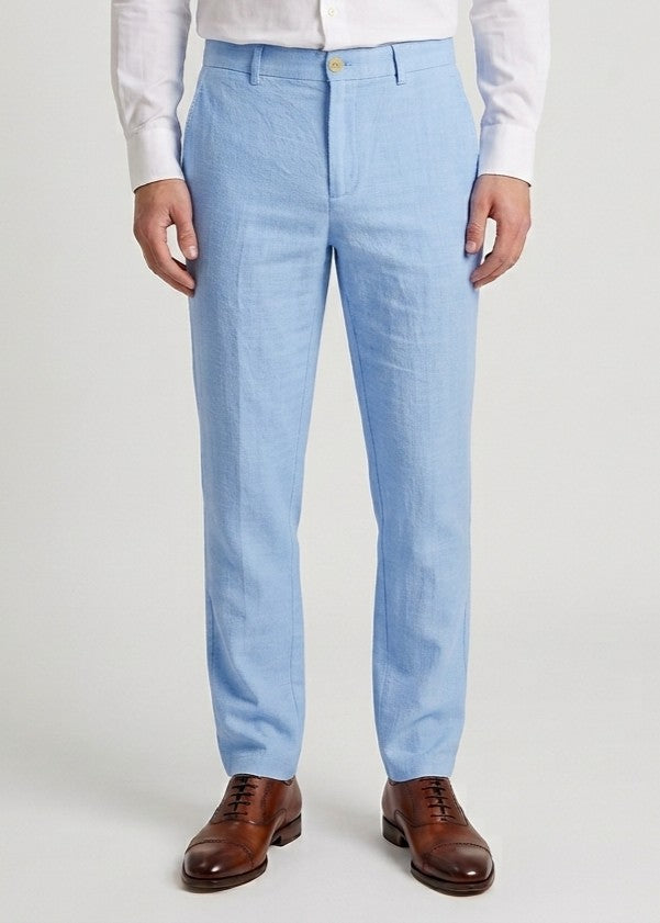 Men's Summer Casual Trousers | Cotton Linen | Relaxed Fit | Everyday Comfort | Steven & Levon
