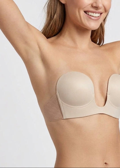 Seamless Backless Bra | Women | Soft Stretch Fabric | Wire-Free Support | Invisible Fit | Steven & Levon