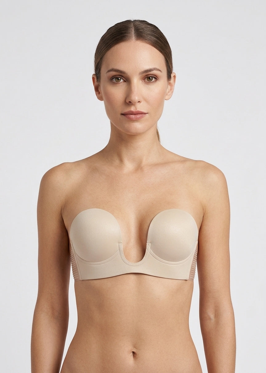 Seamless Backless Bra | Women | Soft Stretch Fabric | Wire-Free Support | Invisible Fit | Steven & Levon