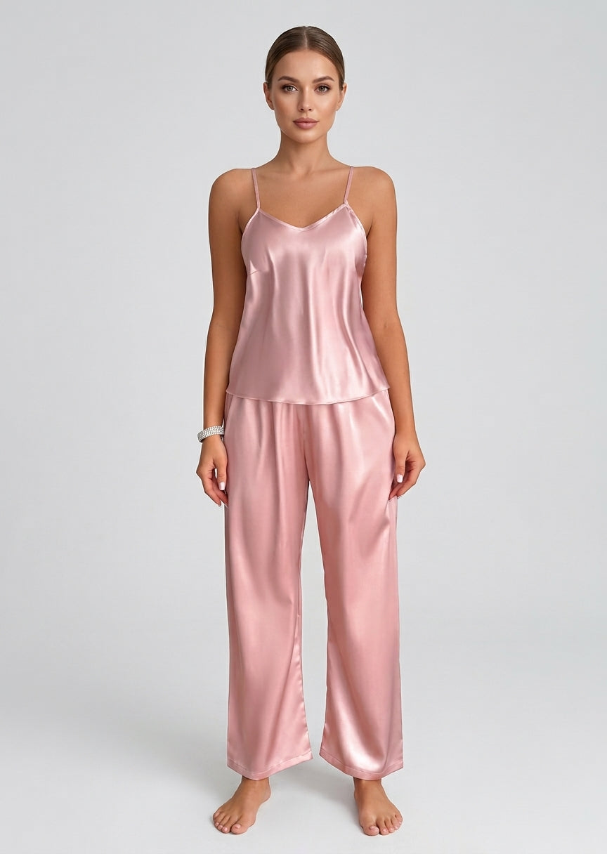 V-Neck Pajama Set | Women's Soft Breathable 2-Piece | Relaxed Fit Loungewear | Steven & Levon