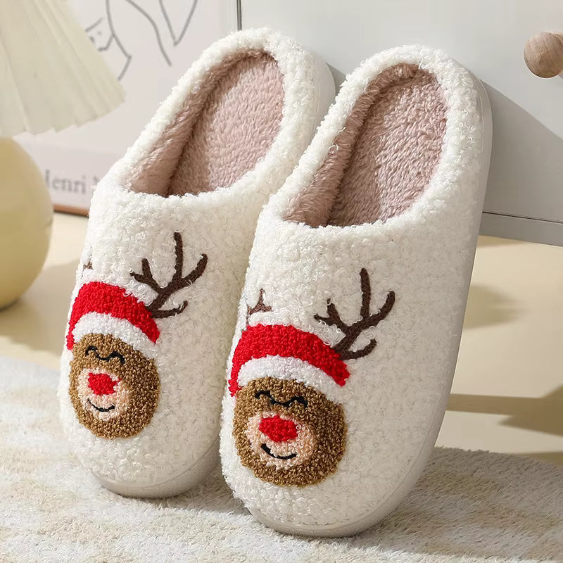 Winter Slippers | Plush | Warm & Breathable | PVC Soft Sole | Anti-Slip Indoor | Steven & Levon
