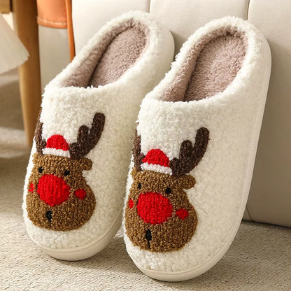 Winter Slippers | Plush | Warm & Breathable | PVC Soft Sole | Anti-Slip Indoor | Steven & Levon