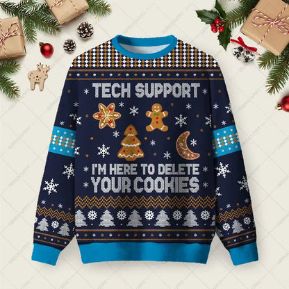 3D Gingerbread Sweatshirt | Unisex Cotton Blend | Festive Winter Pullover | Steven & Levon