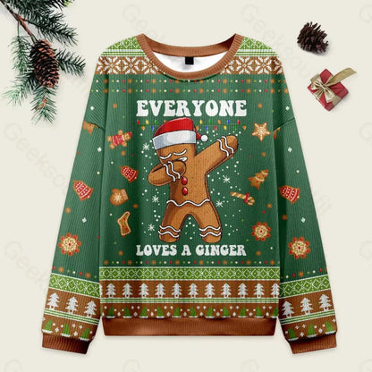 3D Gingerbread Sweatshirt | Unisex Cotton Blend | Festive Winter Pullover | Steven & Levon
