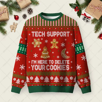3D Gingerbread Sweatshirt | Unisex Cotton Blend | Festive Winter Pullover | Steven & Levon