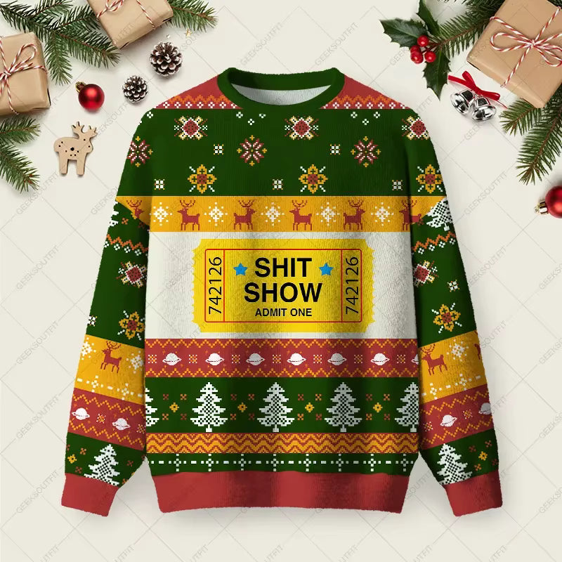 3D Gingerbread Sweatshirt | Unisex Cotton Blend | Festive Winter Pullover | Steven & Levon