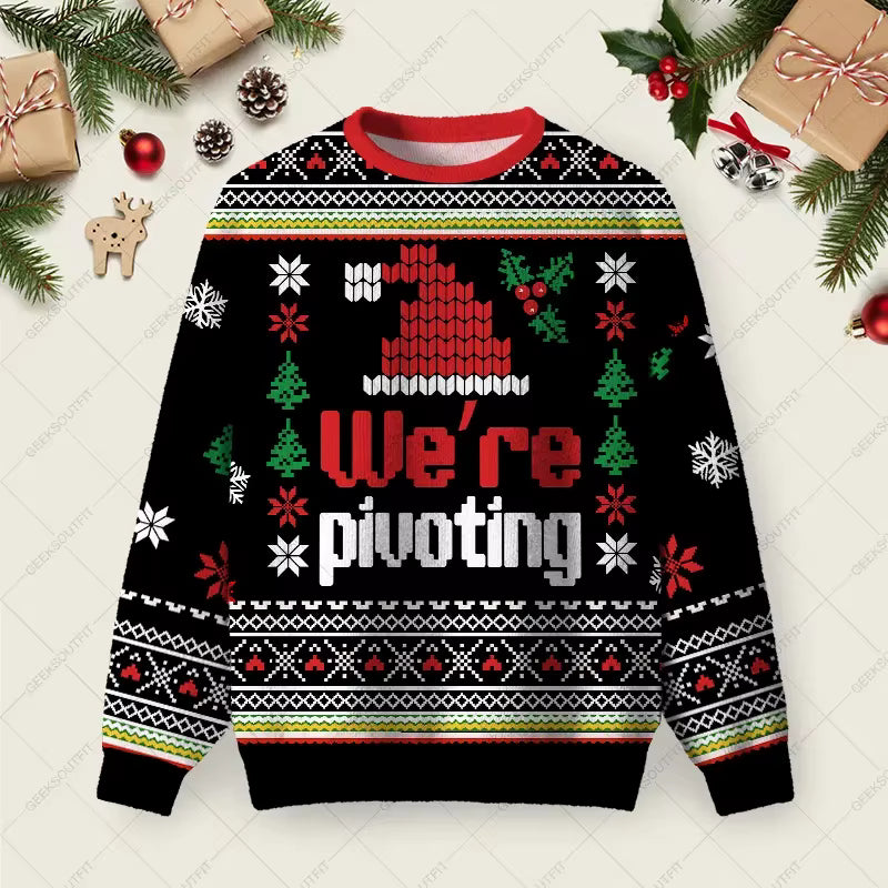3D Gingerbread Sweatshirt | Unisex Cotton Blend | Festive Winter Pullover | Steven & Levon
