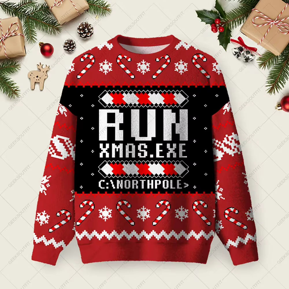 3D Gingerbread Sweatshirt | Unisex Cotton Blend | Festive Winter Pullover | Steven & Levon