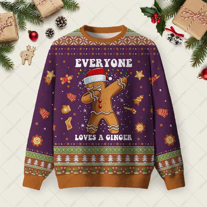 3D Gingerbread Sweatshirt | Unisex Cotton Blend | Festive Winter Pullover | Steven & Levon