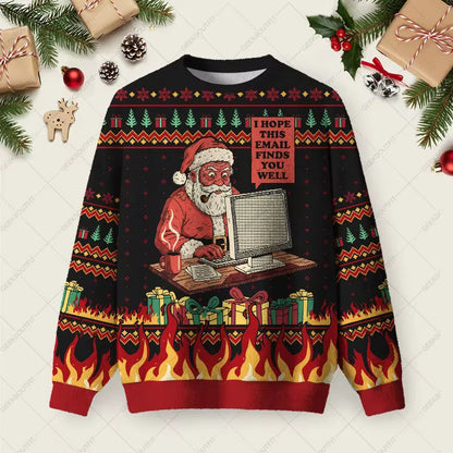 3D Gingerbread Sweatshirt | Unisex Cotton Blend | Festive Winter Pullover | Steven & Levon