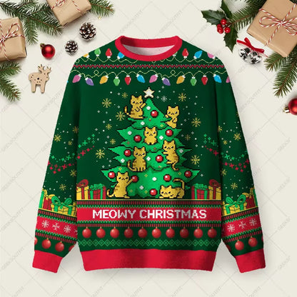 3D Gingerbread Sweatshirt | Unisex Cotton Blend | Festive Winter Pullover | Steven & Levon