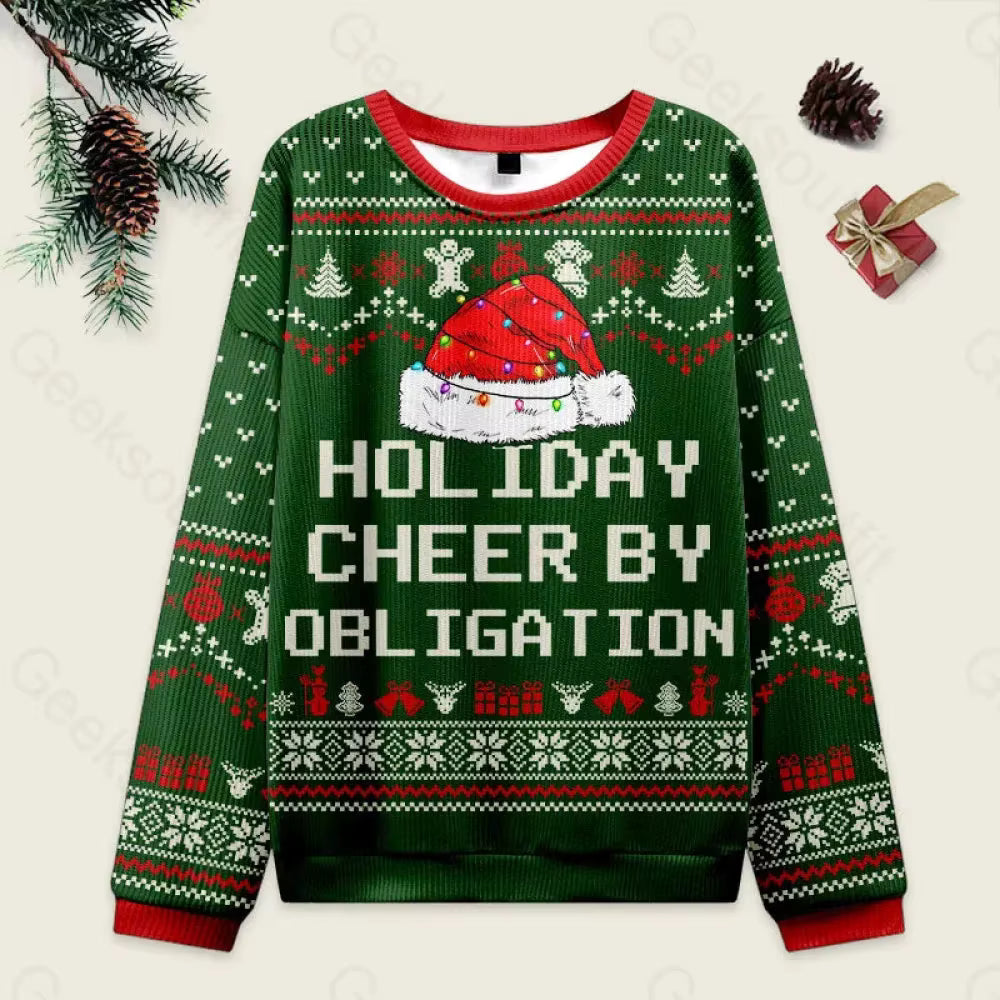 3D Gingerbread Sweatshirt | Unisex Cotton Blend | Festive Winter Pullover | Steven & Levon