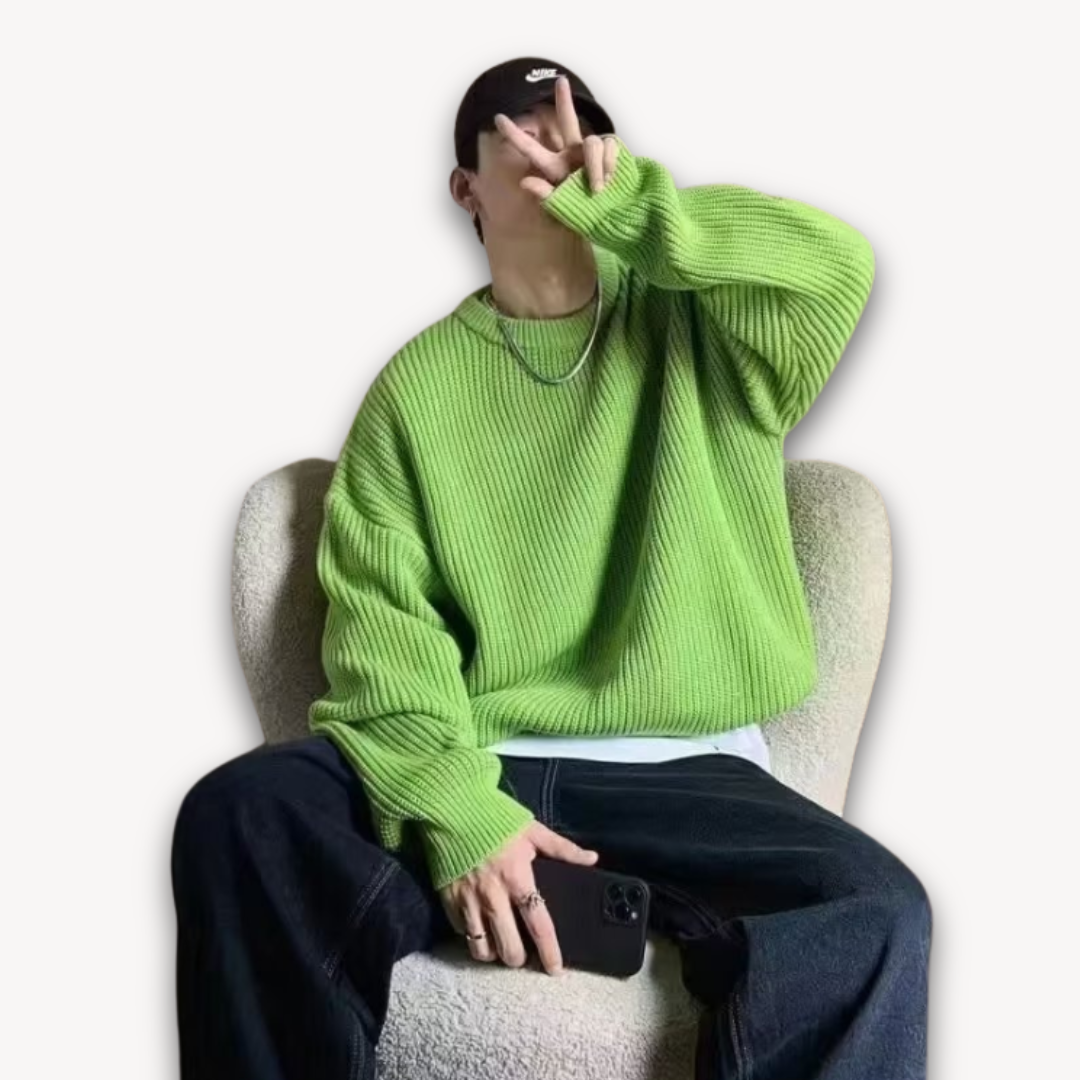 Oversized Knitted Jumper | Knit Pullover Sweater | Women | Soft Knit Fabric | Steven & Levon