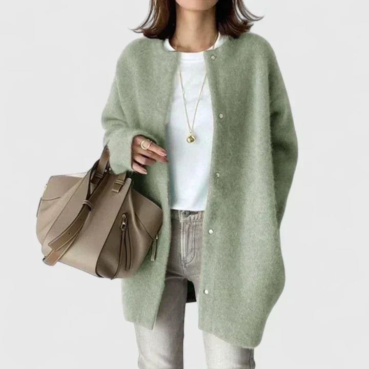 Women's Button-Up Knit Cardigan | Soft Everyday Sweater | Steven & Levon