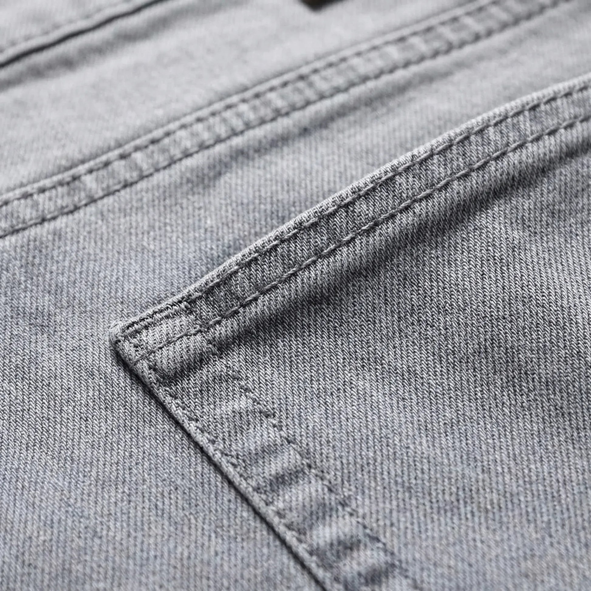 Greyvik - Straight Leg Stretch Denim Trousers  Everyday Casual Wear