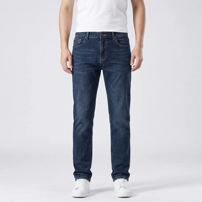 Greyvik - Straight Leg Stretch Denim Trousers  Everyday Casual Wear
