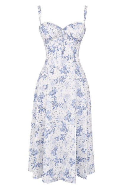 Bustier Dress | Women's Structured Midi Dress | Elegant Occasion Wear | Steven & Levon