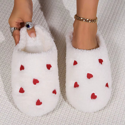 Heart Warm Slippers | Faux Suede | Soft Sole | Lightweight | Cozy Indoor | Steven & Levon
