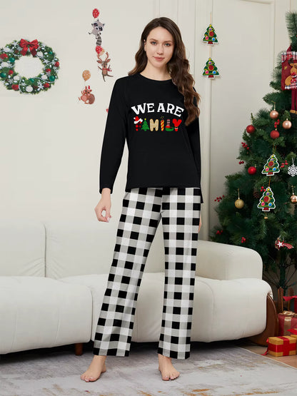 Plaid Print Matching Sleepwear | 2-Piece Family Pajamas Set | Steven & Levon