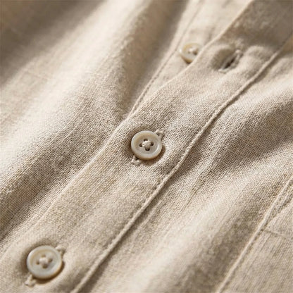 Henluro - Short Sleeve Henley Neck Shirt  Casual Beach Outings