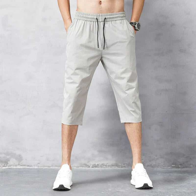Quick Dry Swim Shorts | Men | 3/4 Length | Lightweight Beachwear | Steven & Levon