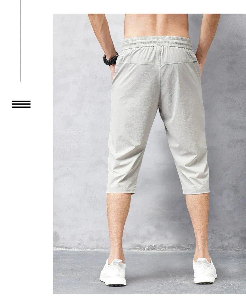 Quick Dry Swim Shorts | Men | 3/4 Length | Lightweight Beachwear | Steven & Levon