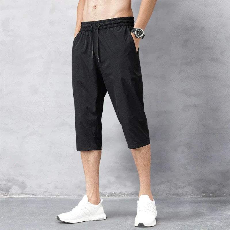 Quick Dry Swim Shorts | Men | 3/4 Length | Lightweight Beachwear | Steven & Levon