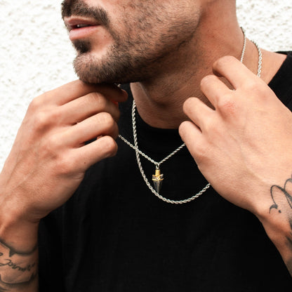 Silver Arrow Pendant | Men | Stainless Steel | Arrow Design | Statement Necklace | Steven & Levon
