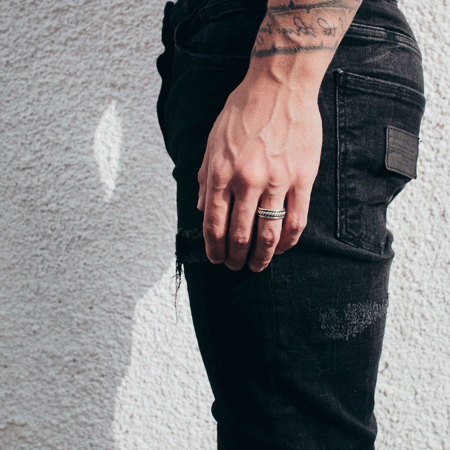 Rope Ring | Gold or Silver | Unisex | Stainless Steel | Twisted Rope Design | Classic Style | Steven & Levon
