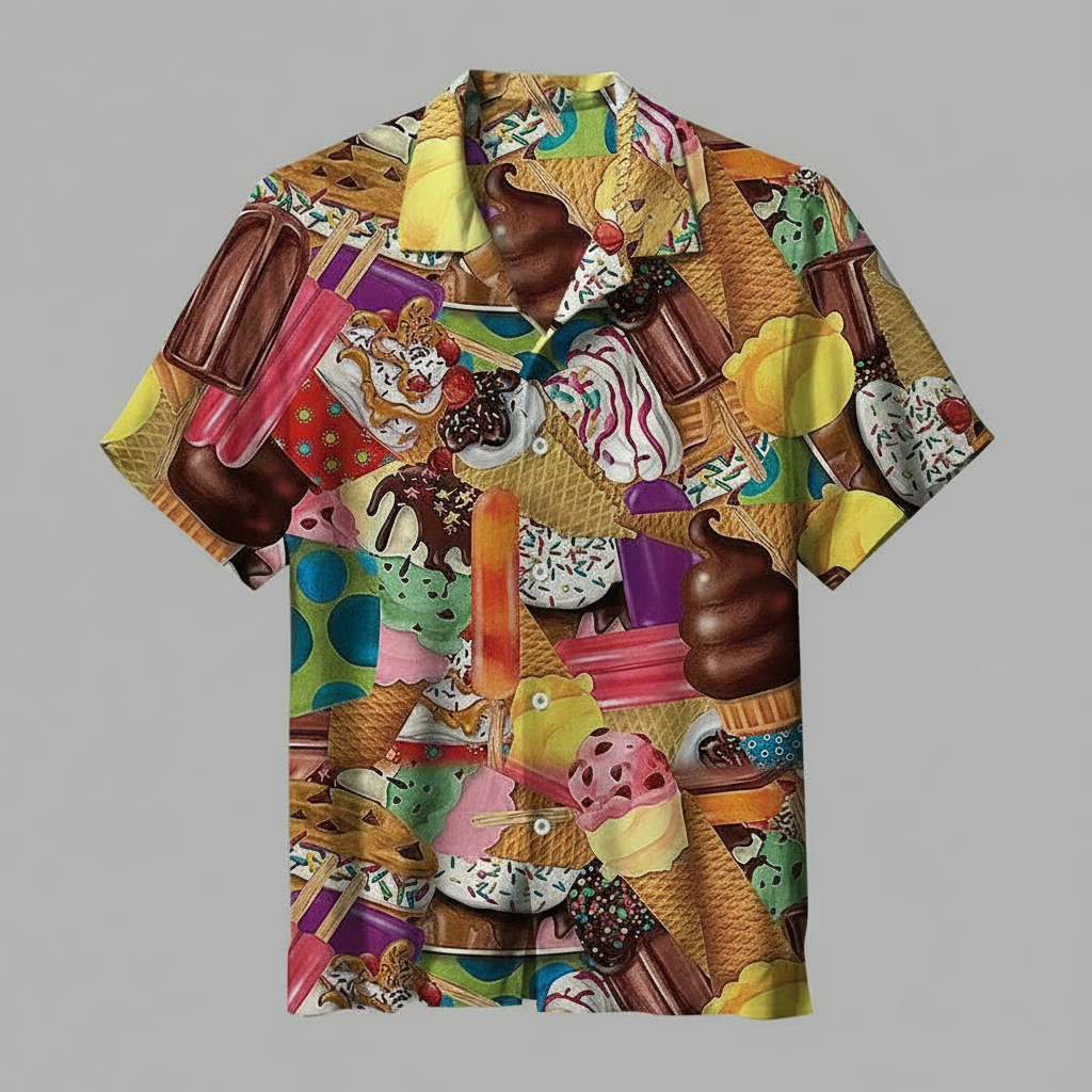 Ice Cream Delight | Men's Summer Shirt