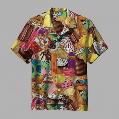 Ice Cream Delight | Men's Summer Shirt