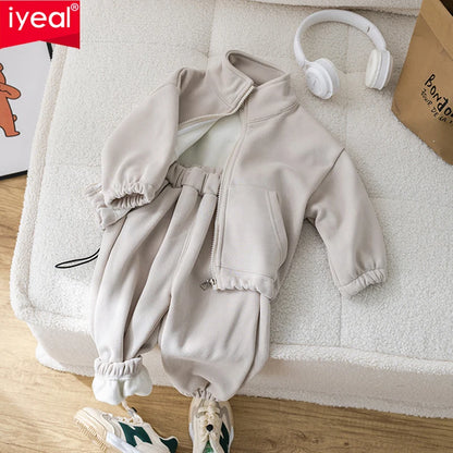 Kids Winter Clothing Set | Unisex | Fleece Coat & Pants | 2-Piece Warm Outfit | Steven & Levon