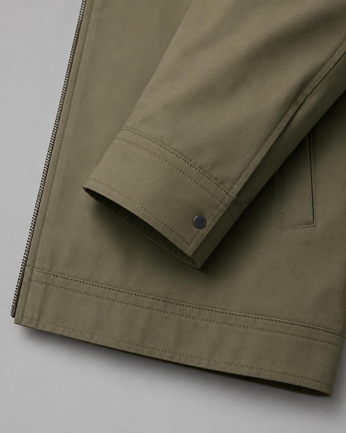 Men's Harrington Jacket | Lightweight | Check Lining | Zip Front | Smart Casual Outerwear | Steven & Levon