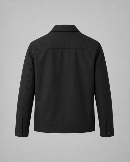 Men's Harrington Jacket | Lightweight | Check Lining | Zip Front | Smart Casual Outerwear | Steven & Levon