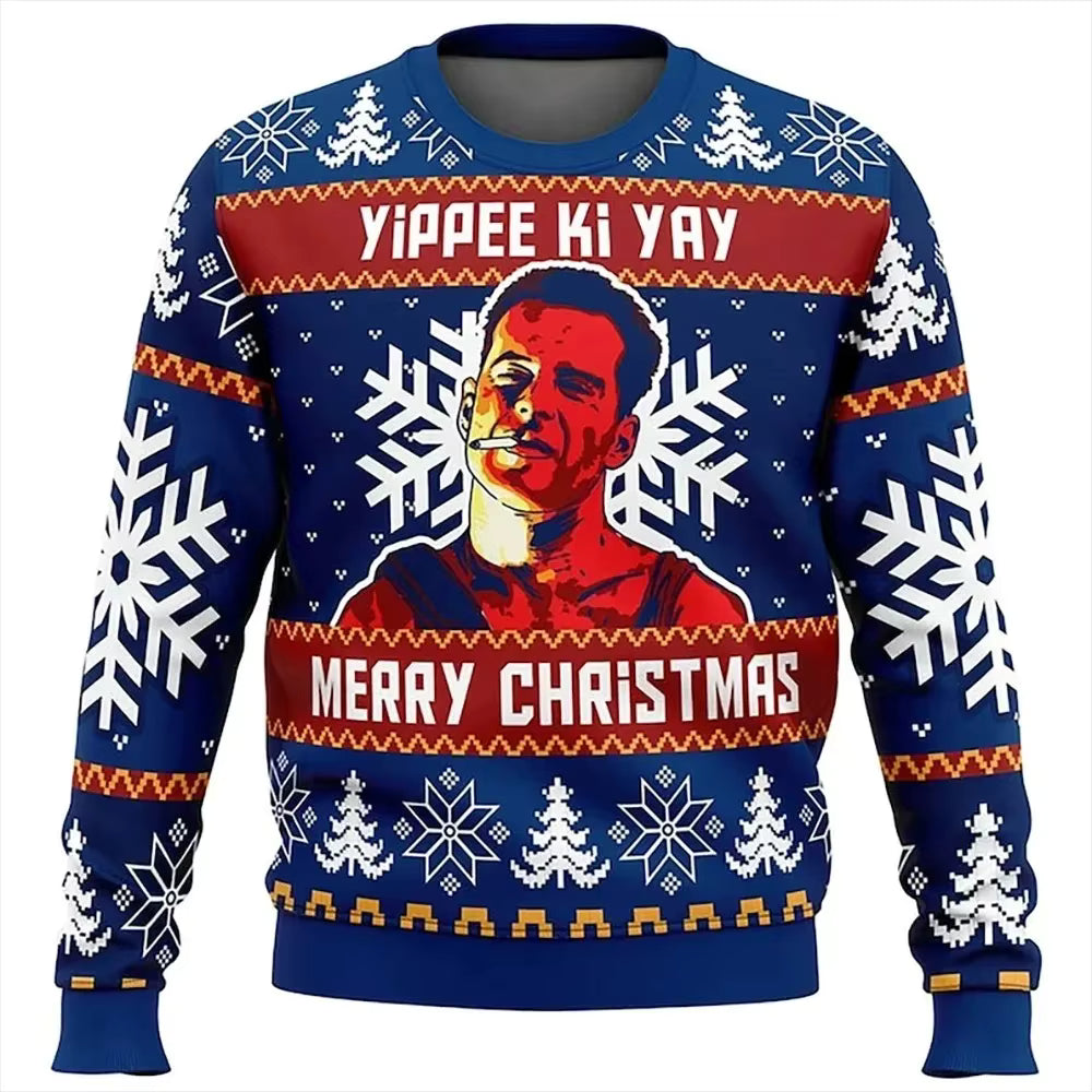 3D Christmas Sweater | Unisex Polyester Festive Pullover | Soft & Breathable | Steven & Levon